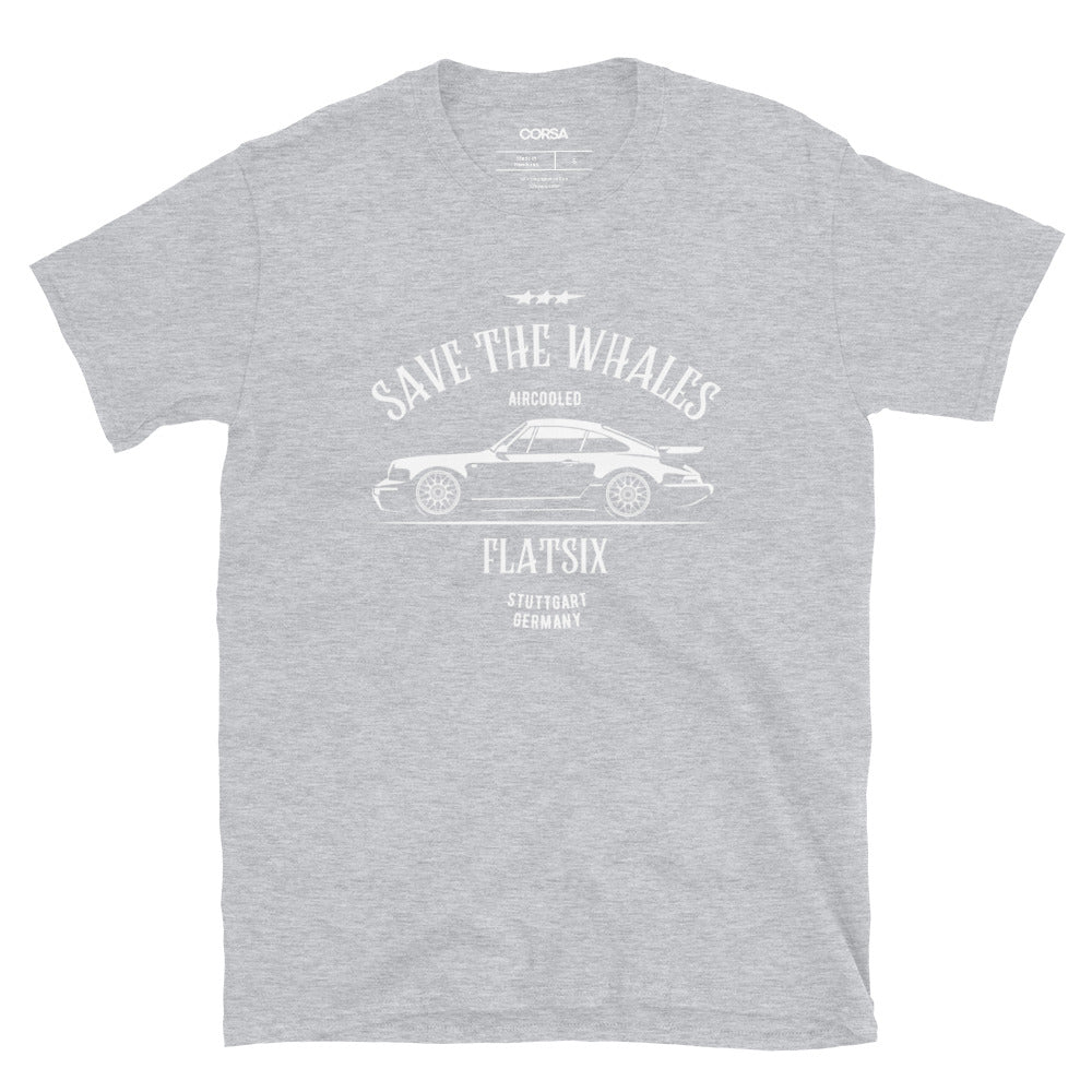 PORSCHE 964 TURBO SAVE THE WHALES MEN'S T-SHIRT