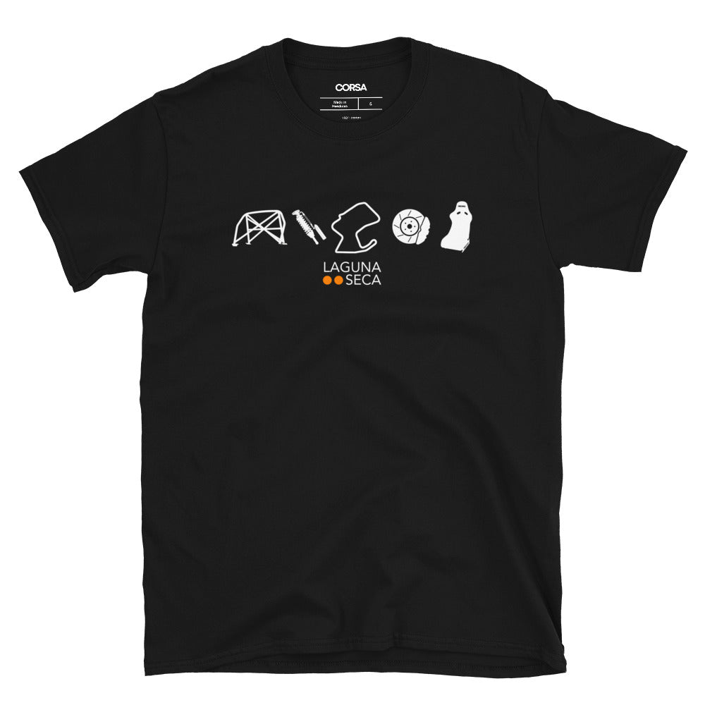 LAGUNA SECA RACEWAY TRACK DAY STANDARD MEN'S T-SHIRT