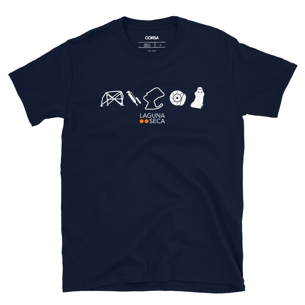 LAGUNA SECA RACEWAY TRACK DAY STANDARD MEN'S T-SHIRT